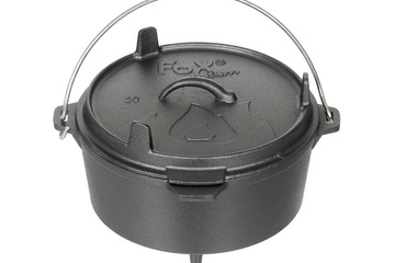 Afbeelding van Fox outdoor Dutch Oven ketel gietijzer 3,8L