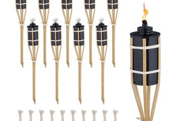 Afbeelding van Petroleum Tuinfakkels 40 cm set van 10 stuks( 554)
