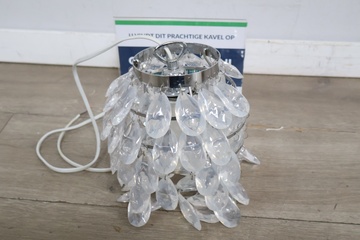Afbeelding van Hanglamp met glazen druppels'