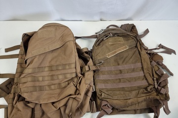 Afbeelding van (2x) KL landmacht Daypack rugzak 35L coyote tan