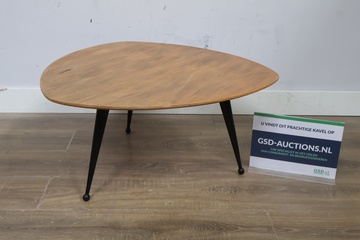 Afbeelding van Vintage houten salontafel, Sidetable - Jaren '60