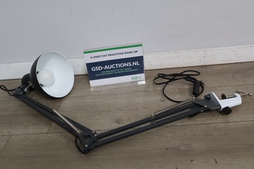 Afbeelding van Bureaulamp met verstelbare arm en klem