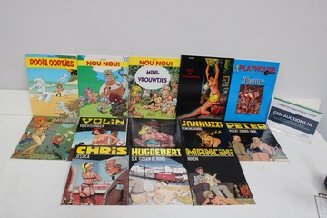 Afbeelding van Collectie van erotische stripboeken