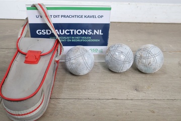 Afbeelding van Set jeu de boules ballen met draagtas'