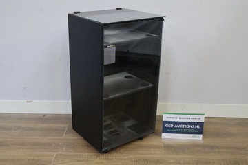 Afbeelding van Pioneer audio meubel met glazen deur - Vintage