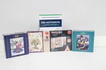 Afbeelding van Set van vier verschillende puzzels