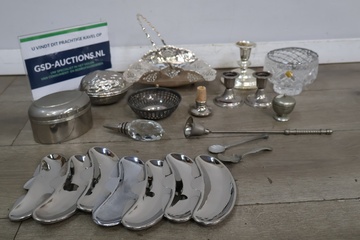 Afbeelding van Lot Verzilverde Vintage Items