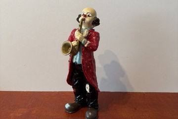 Afbeelding van Clown die saxofoon speelt verzamel stuk