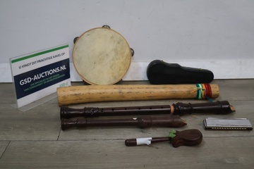 Afbeelding van Set muziekinstrumenten met oa blokfluiten