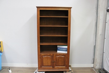 Afbeelding van Eikenhouten boekenkast