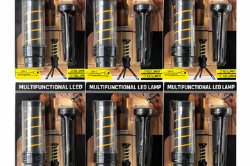 Afbeelding van Partij van 6 Multifunctionele Oplaadbare Ledlampen