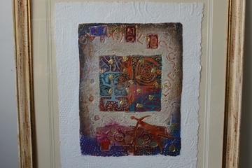 Afbeelding van Carborundum ets van D. Dodsworth: 'Resa'.No. 123/350