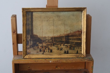 Afbeelding van Prent van Piazza San Marco in Venetië