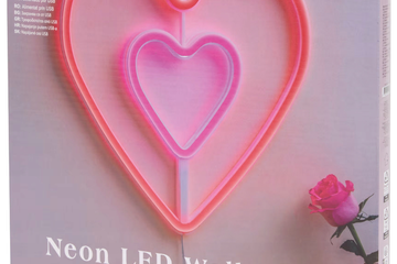 Afbeelding van Neon wandlamp neon wandlamp hart roze