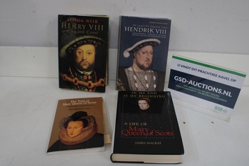 Afbeelding van Set boeken over Hendrik VIII en Mary Queen of Scots