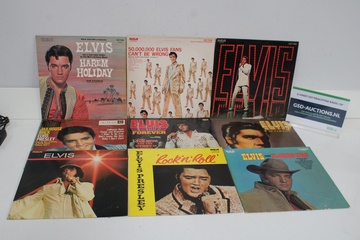 Afbeelding van Elvis Presley vinyl platen collectie