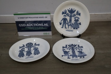 Afbeelding van Vintage Royal Sphinx Maastricht bordjes