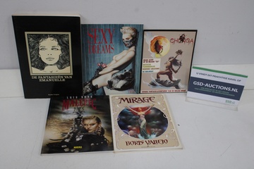 Afbeelding van Boekenpakket erotiek en fantasy illustraties