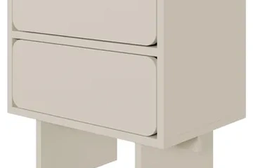 Afbeelding van Selsey WUWU - Nachtkastje met lade, grijsbeige, 50 cm
