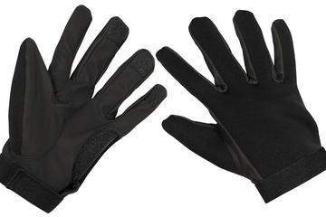 Afbeelding van MFH 1-Paar tactical neopreen handschoenen zwart maat Small