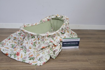 Afbeelding van Vintage Bloemmotief Kinderwieg'