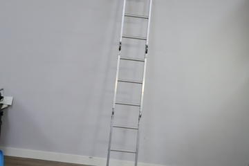 Afbeelding van Uitklapbare aluminium ladder