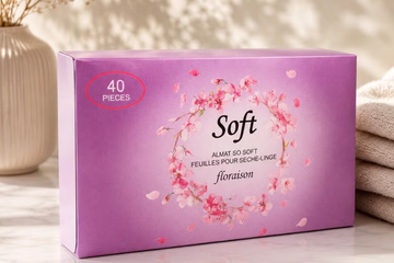 Afbeelding van 2x 40-pack droogtrommel doekjes - Floral