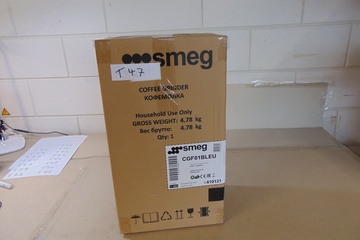 Afbeelding van SMEG CGF01BLEU Zwart Elektrische Koffiemolen