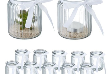 Afbeelding van Windlicht met lus set van 12stuks(454)
