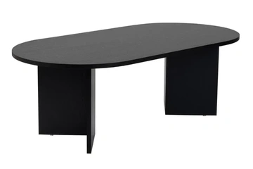 Afbeelding van Calicosy - IRIS Ovale salontafel L119 cm - Zwart - 60x119x39
