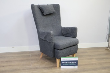 Afbeelding van Heerlijke Moderne Grijze Fauteuil''