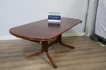 Afbeelding van Houten Uitschuifbare Eettafel - 195 & 130 cm Lang