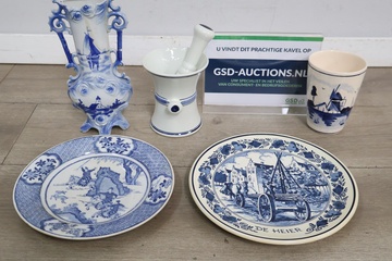 Afbeelding van Set Blauw-Wit Porselein