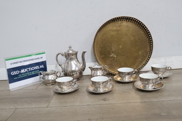 Afbeelding van Vintage theeservies met schotel
