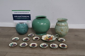 Afbeelding van Lot met vintage aardewerk
