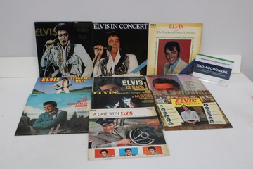 Afbeelding van Elvis Presley vinylplaten collectie