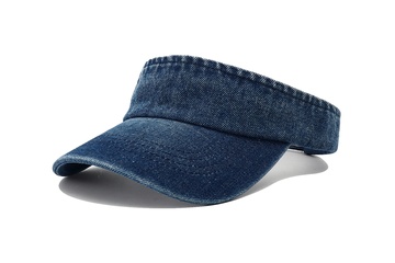 Afbeelding van Denim zonneklep - donkerblauw