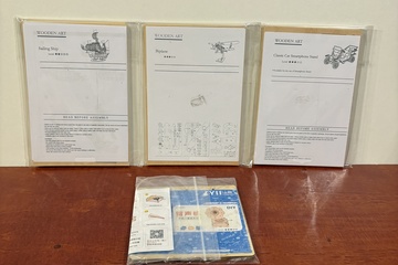 Afbeelding van Houten 3D puzzels 4 stuks nieuwe