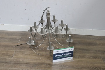 Afbeelding van Grote metalen hanglamp kroonluchter