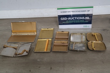 Afbeelding van Vintage Set metalen sigarettendoosjes