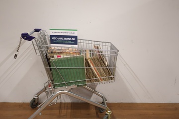 Afbeelding van Winkelwagen met vinylplaten