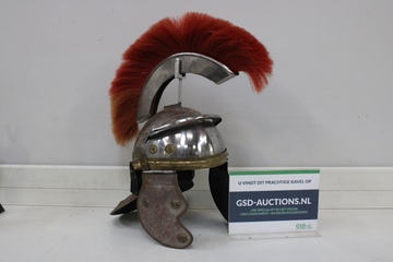 Afbeelding van Romeinse helm met rode kuif