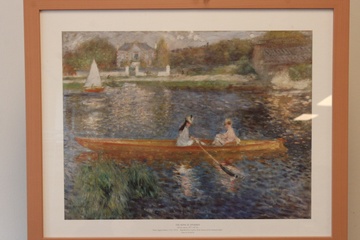 Afbeelding van Ingelijste reproductie 'The Seine at Argenteuil'