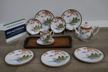Afbeelding van Vintage Hayasi Kutani Servies