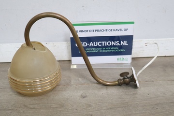 Afbeelding van Antieke Messing Wandlamp