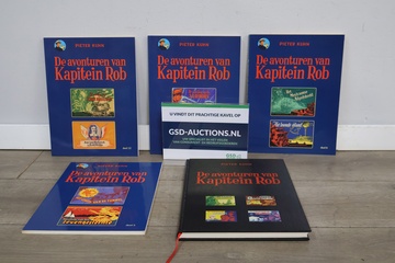Afbeelding van Set van 5 Boeken van De Avonturen van Kapitein Rob