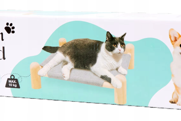 Afbeelding van Houten dierenbed 49,5 x 49,5 x 15 cm max. 10 kg