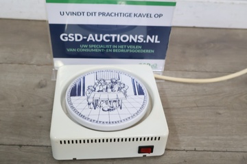 Afbeelding van Elektrische warmhoudplaat met print''