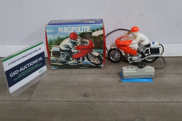 Afbeelding van Rijkspolitie speelgoedmotor met doos