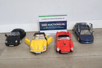 Afbeelding van Set van 4 modelauto's